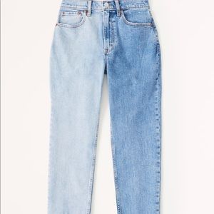 Abercrombie Curve Love High Rise Mom Jeans